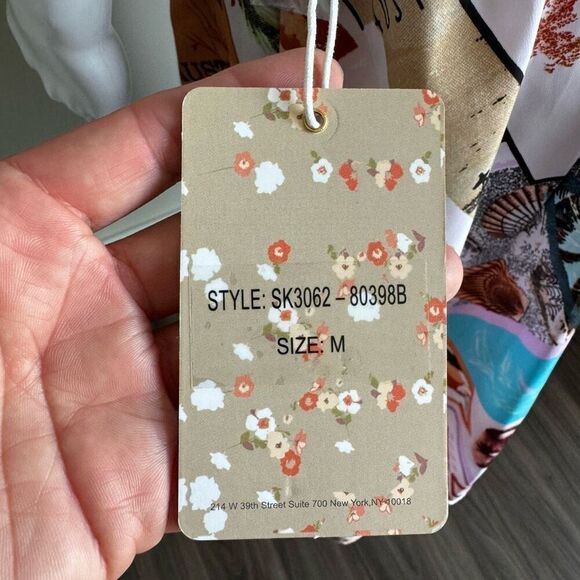 VTG 50’s Style Australia Travel Postcard Print Tie Waist Skirt NWT - Picture 8 of 10